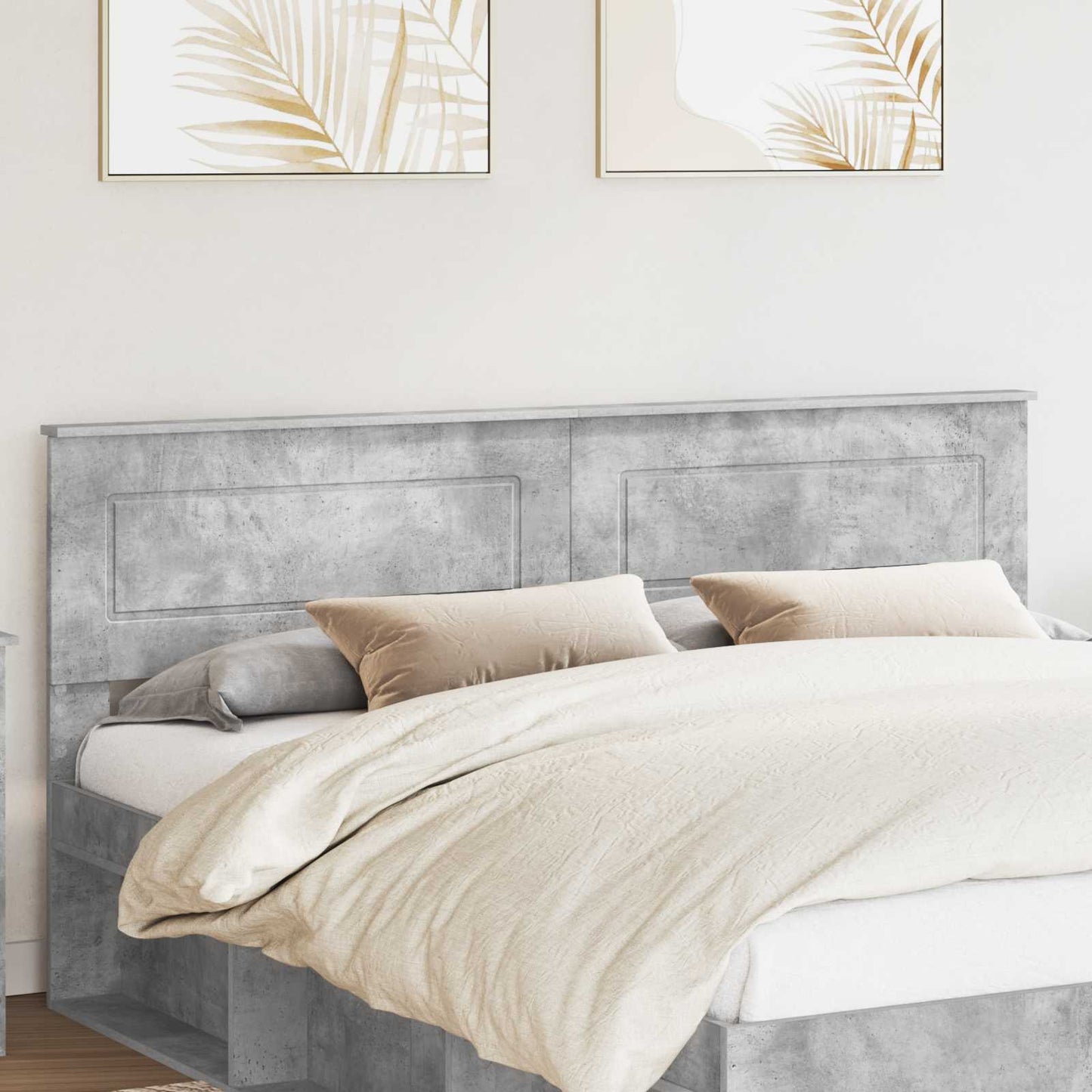 Headboard Concrete Grey Engineered wood