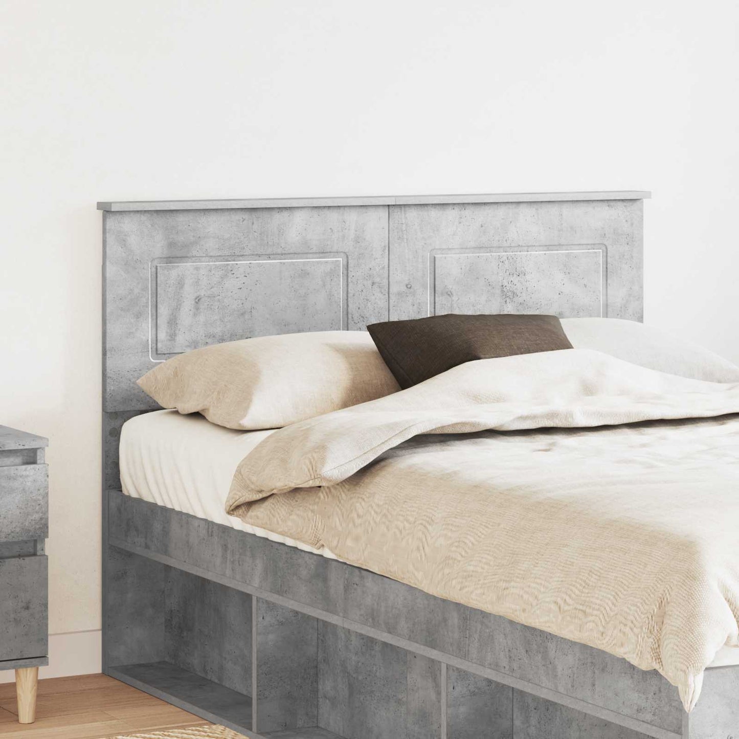 Headboard Concrete Grey Engineered wood