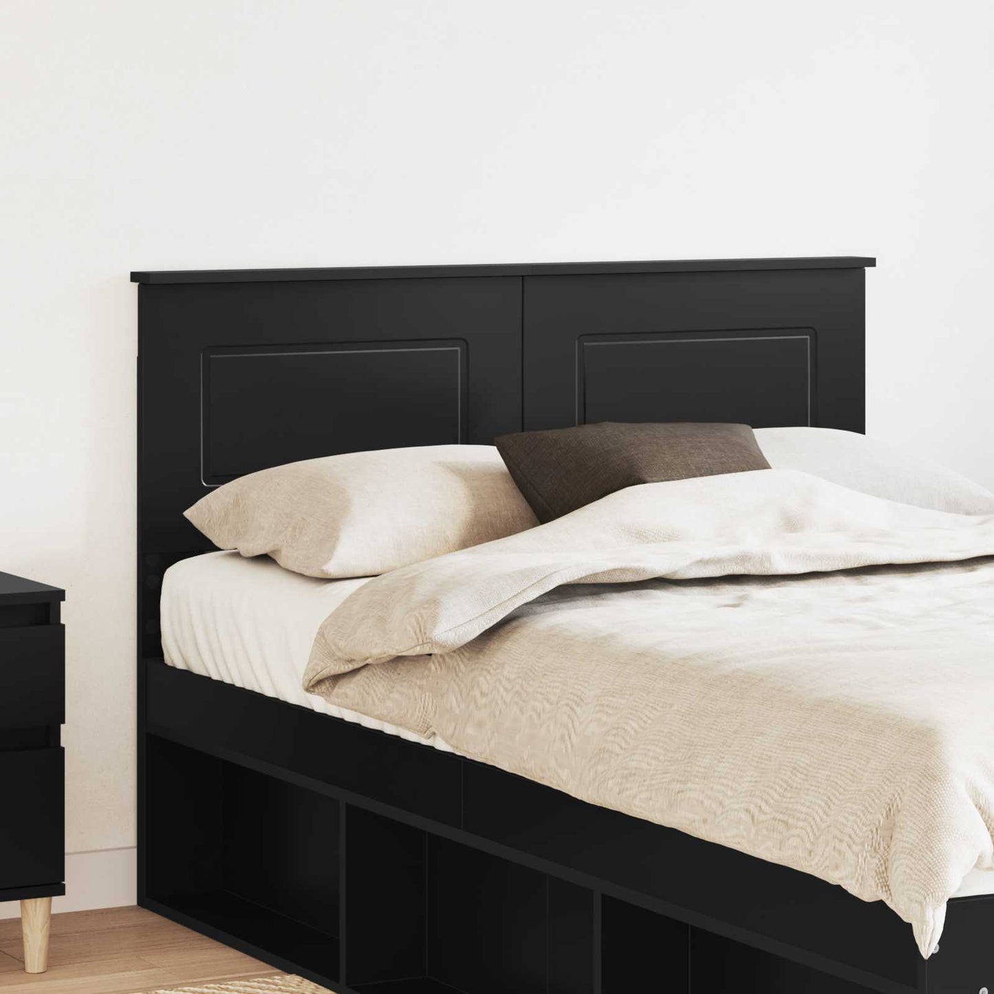 Headboard Black Oak Engineered wood