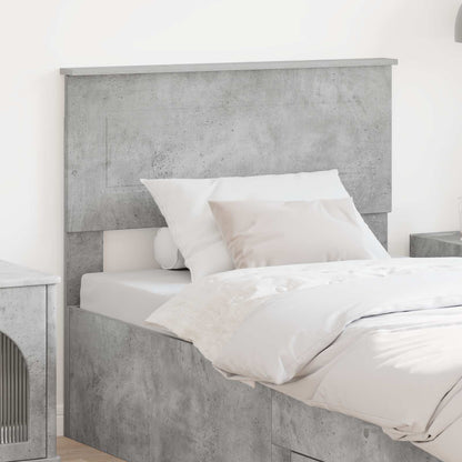 Headboard Concrete Grey Engineered wood
