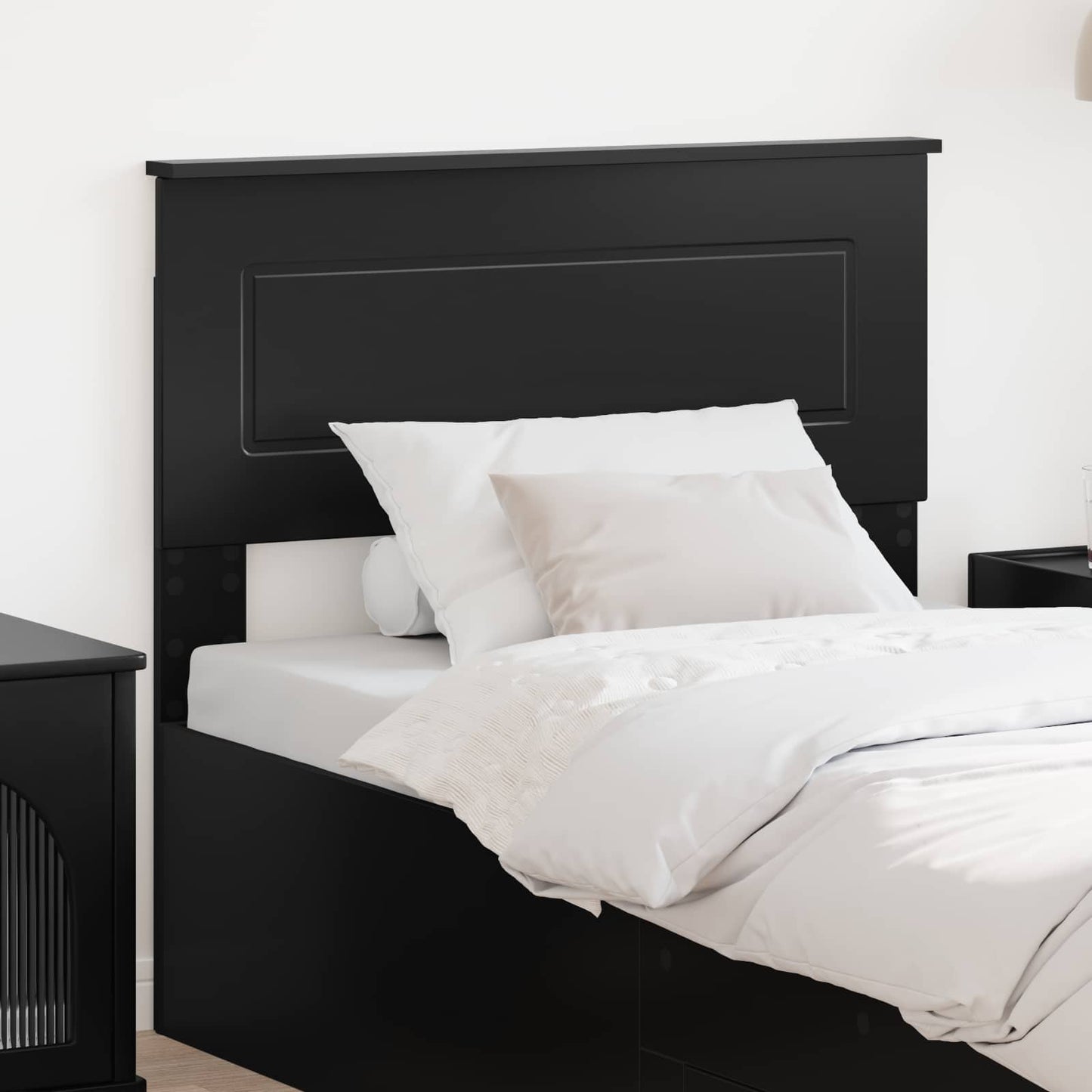 Headboard Black Oak Engineered wood