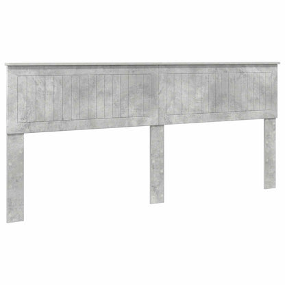 Headboard Concrete Grey Engineered wood