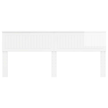Headboard Gloss White Engineered wood