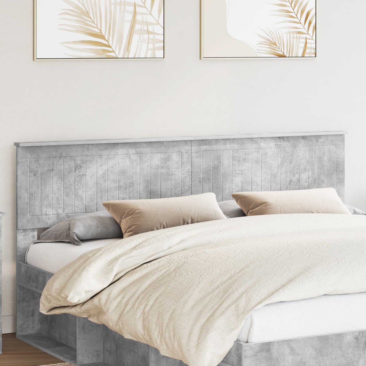 Headboard Concrete Grey Engineered wood