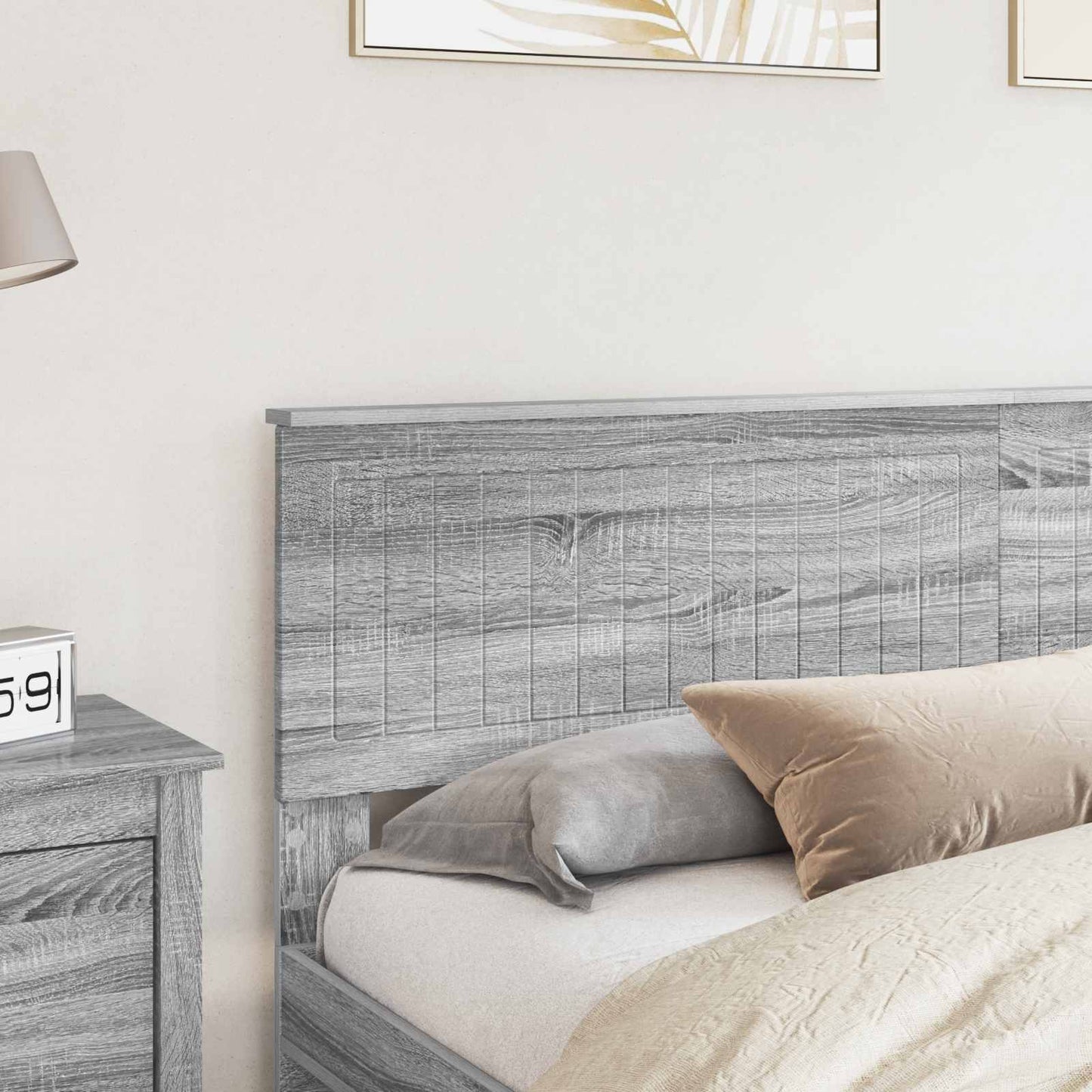 Headboard Grey Sonoma Engineered wood