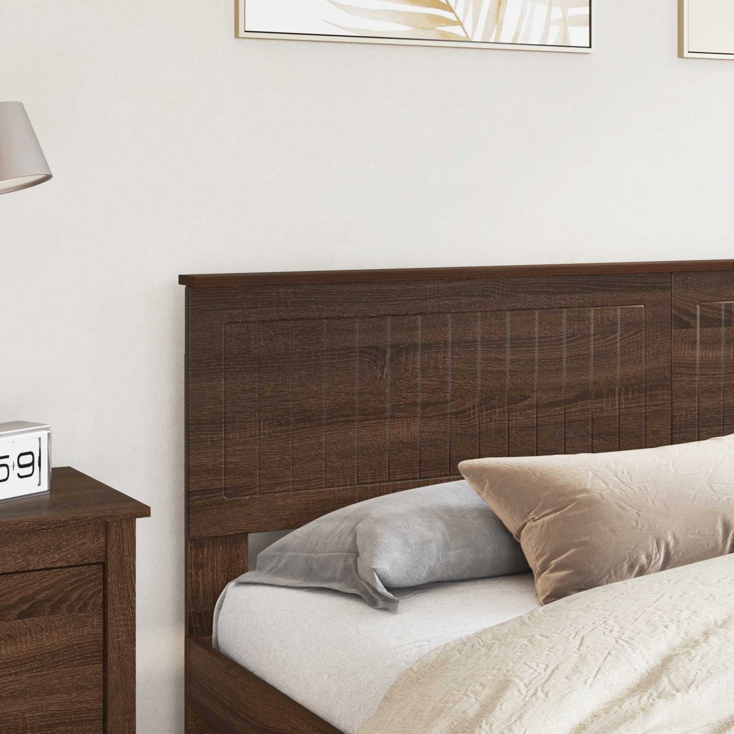Headboard Brown Oak Engineered wood