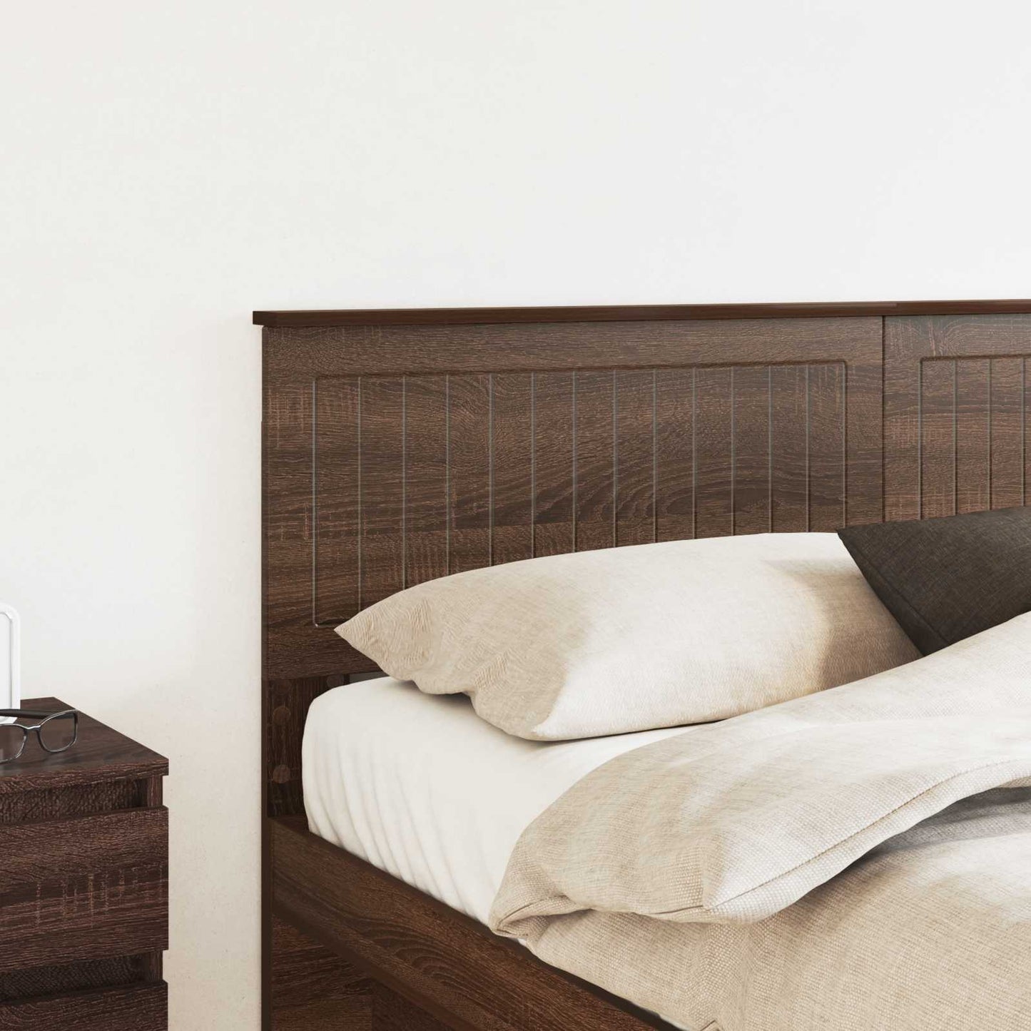 Headboard Brown Oak Engineered wood