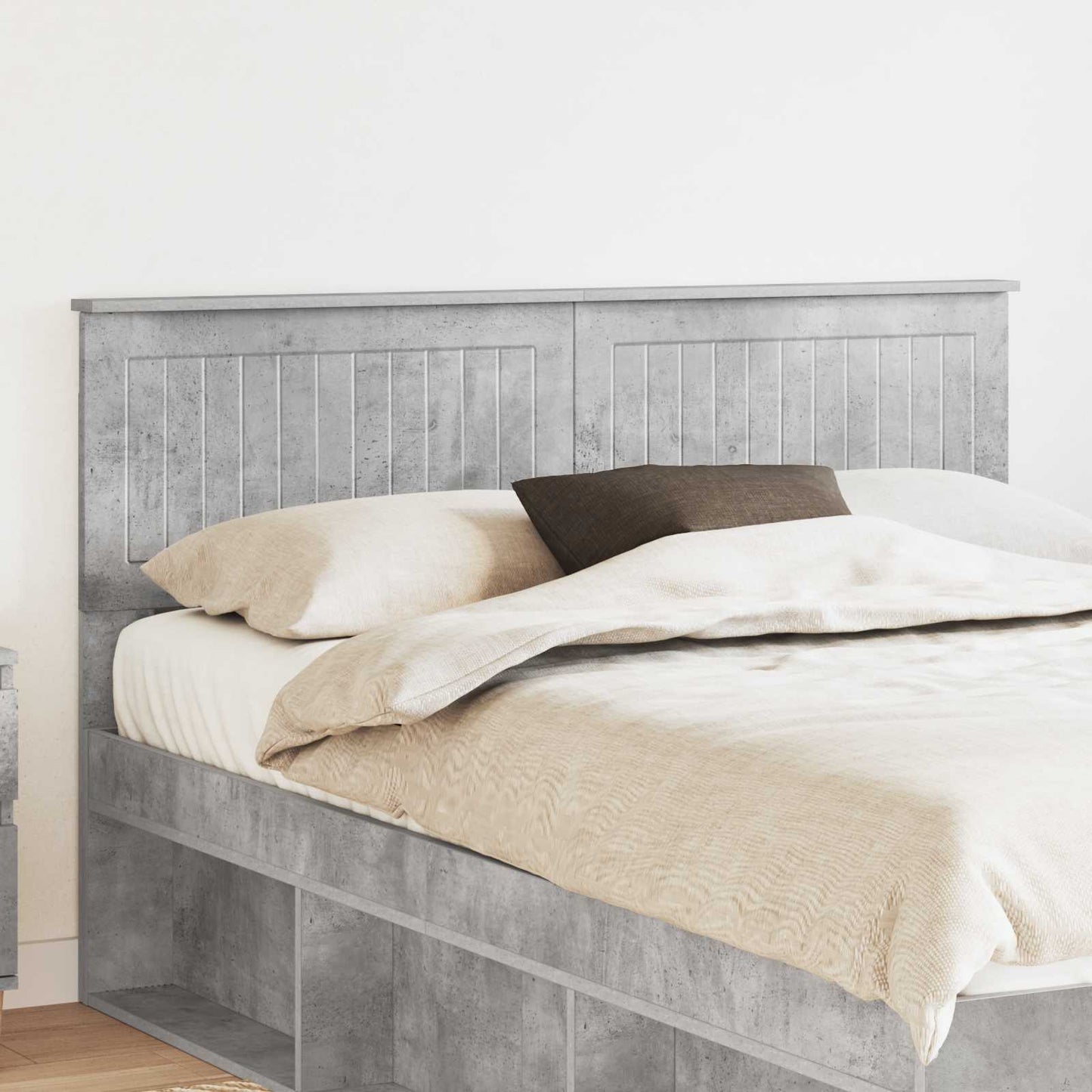 Headboard Concrete Grey Engineered wood
