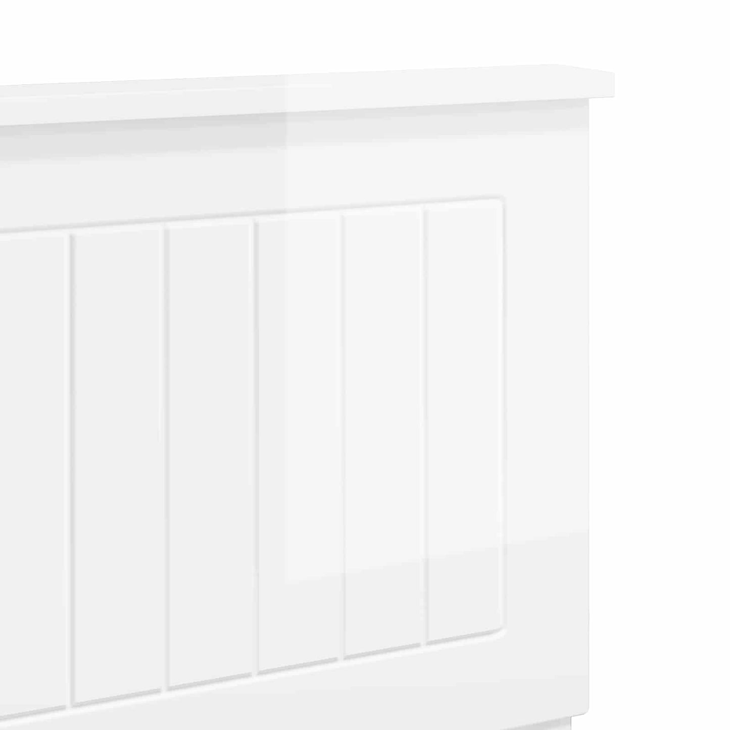 Headboard Gloss White Engineered wood