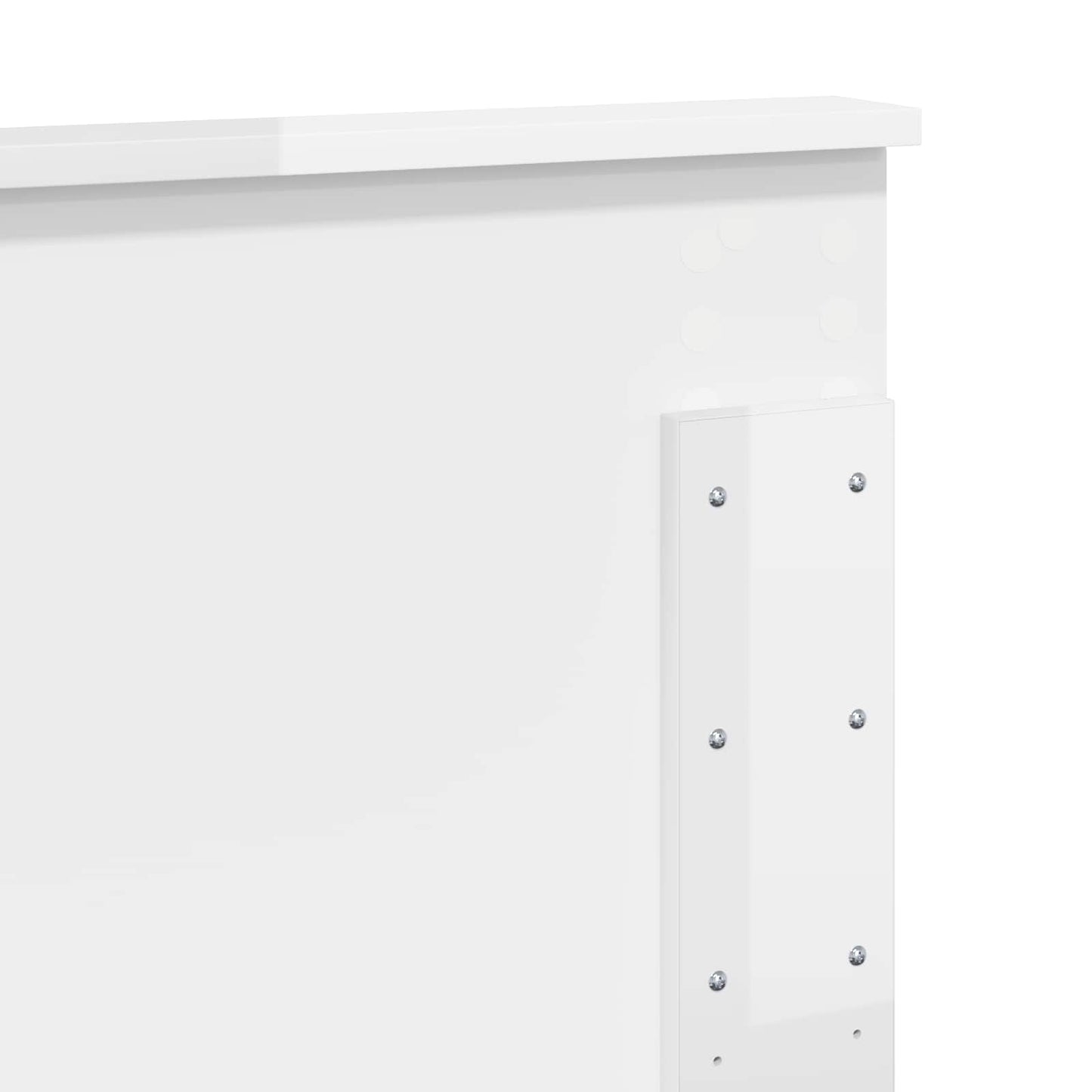 Headboard Gloss White Engineered wood