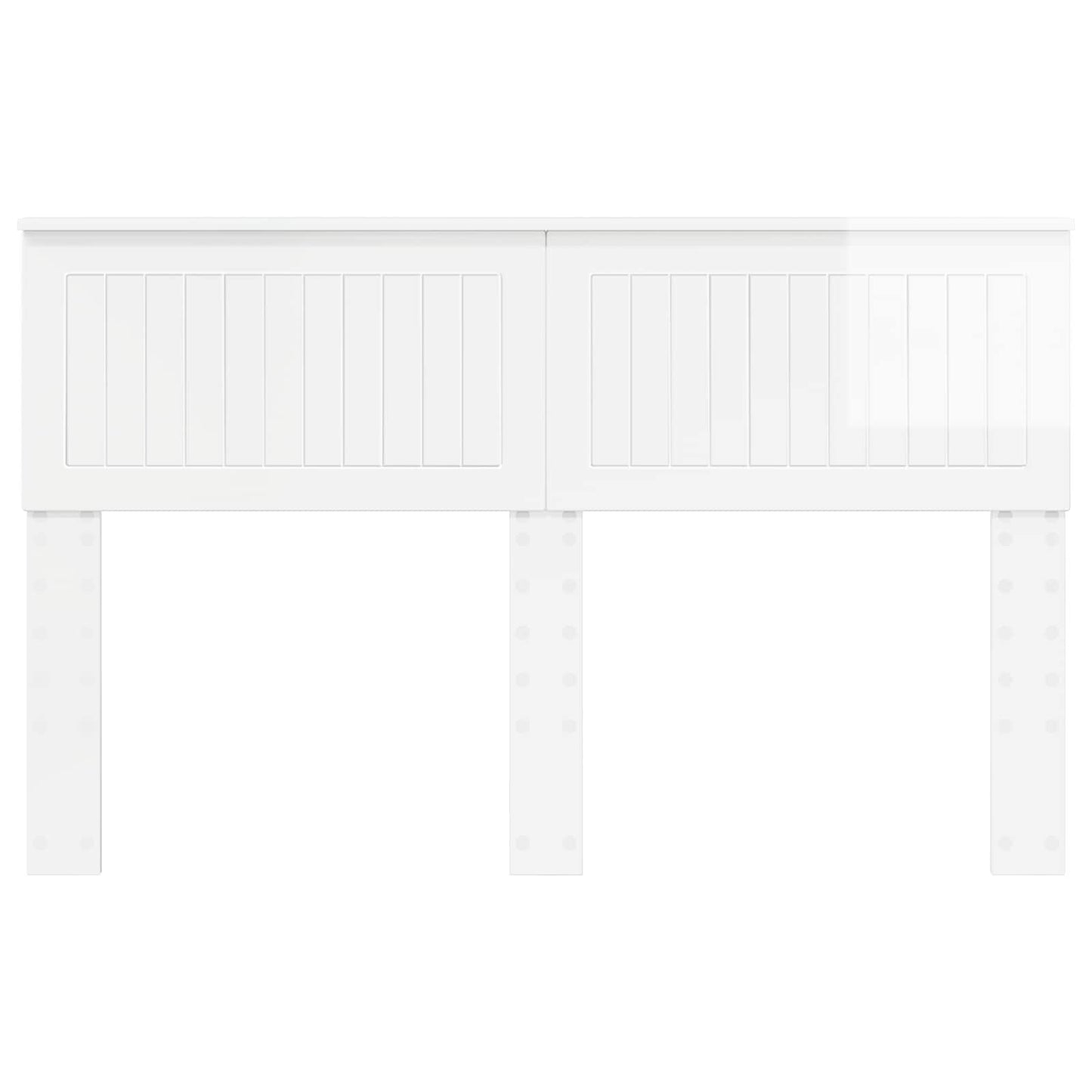 Headboard Gloss White Engineered wood