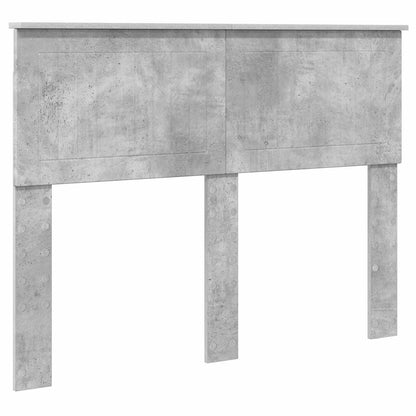 Headboard Concrete Grey 135 cm Engineered wood