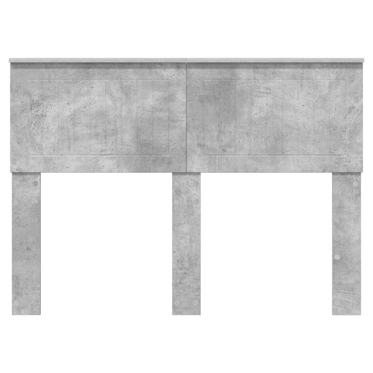 Headboard Concrete Grey 135 cm Engineered wood