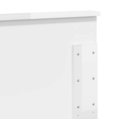 Headboard Gloss White Engineered wood
