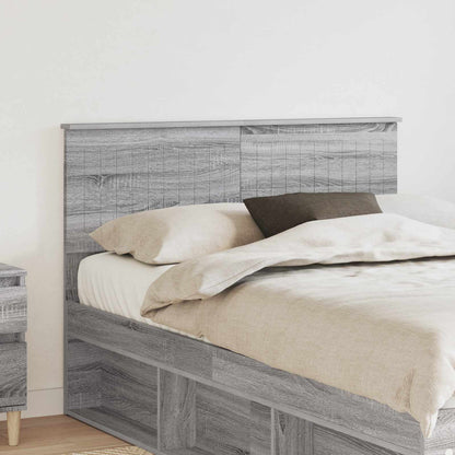 Headboard Grey Sonoma 135 cm Engineered wood
