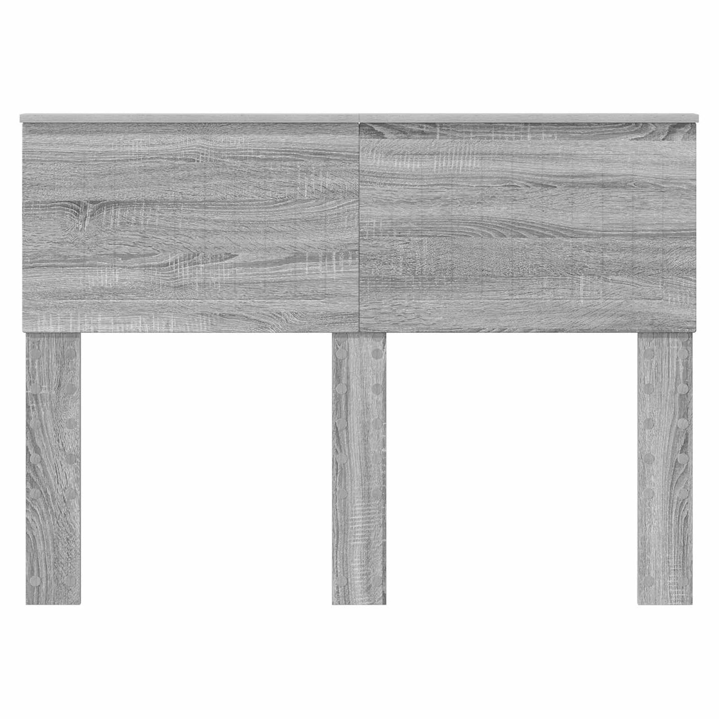 Headboard Grey Sonoma 135 cm Engineered wood