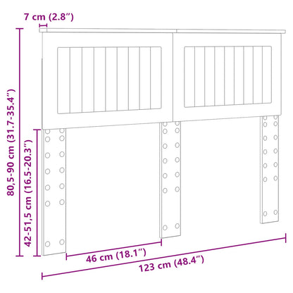 Headboard White Engineered wood