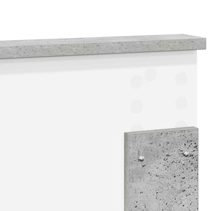 Headboard Concrete Grey Engineered wood