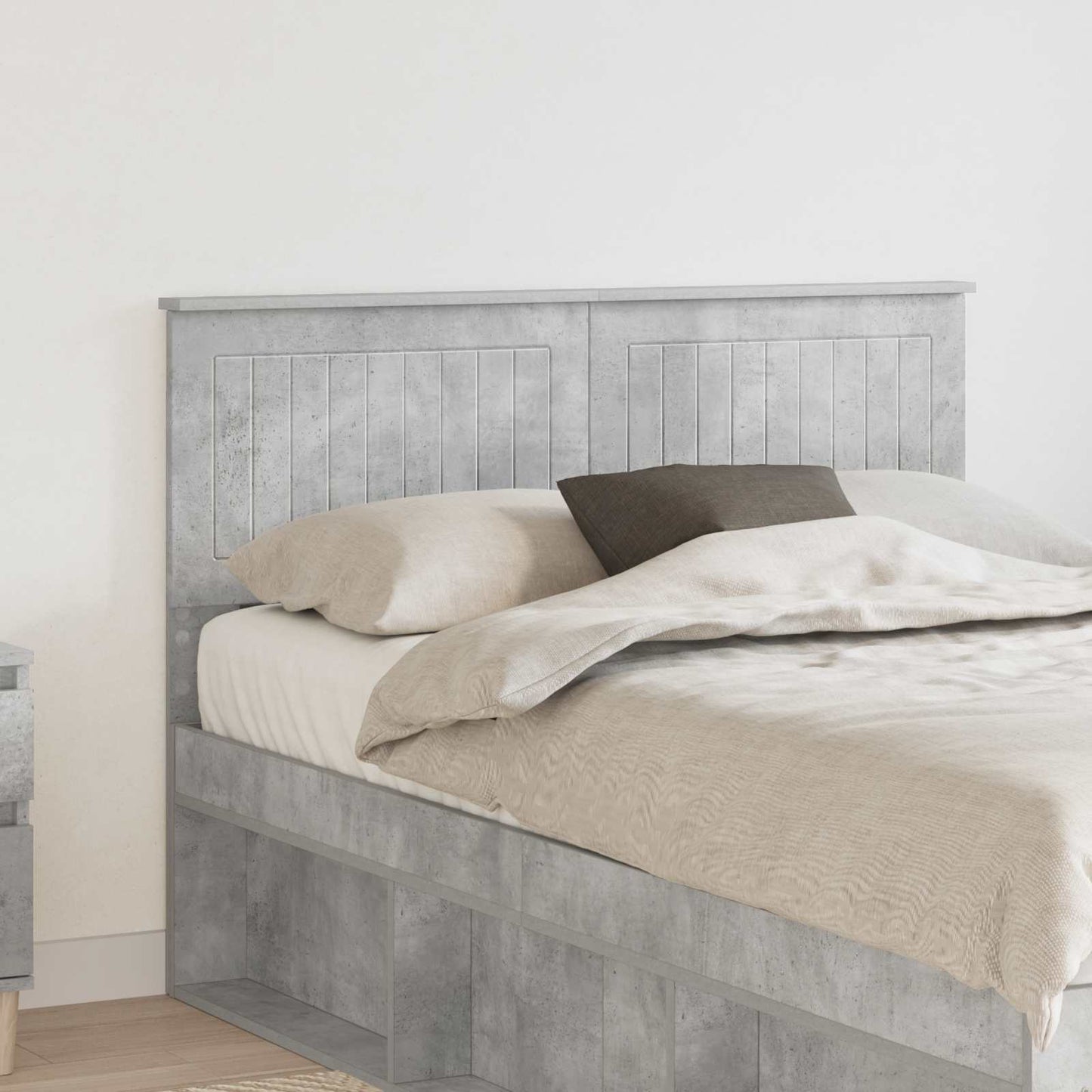 Headboard Concrete Grey Engineered wood