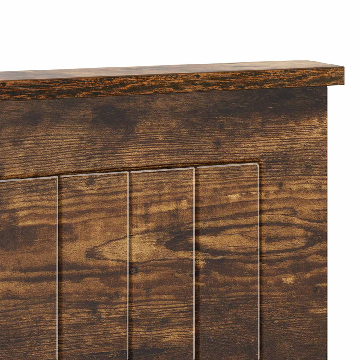 Headboard Smoked Oak Engineered wood