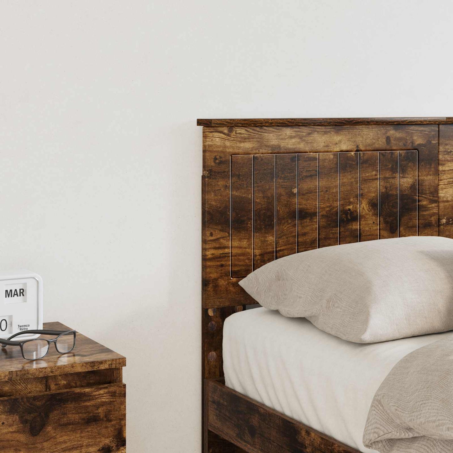 Headboard Smoked Oak Engineered wood