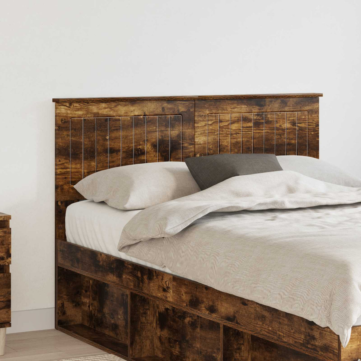 Headboard Smoked Oak Engineered wood