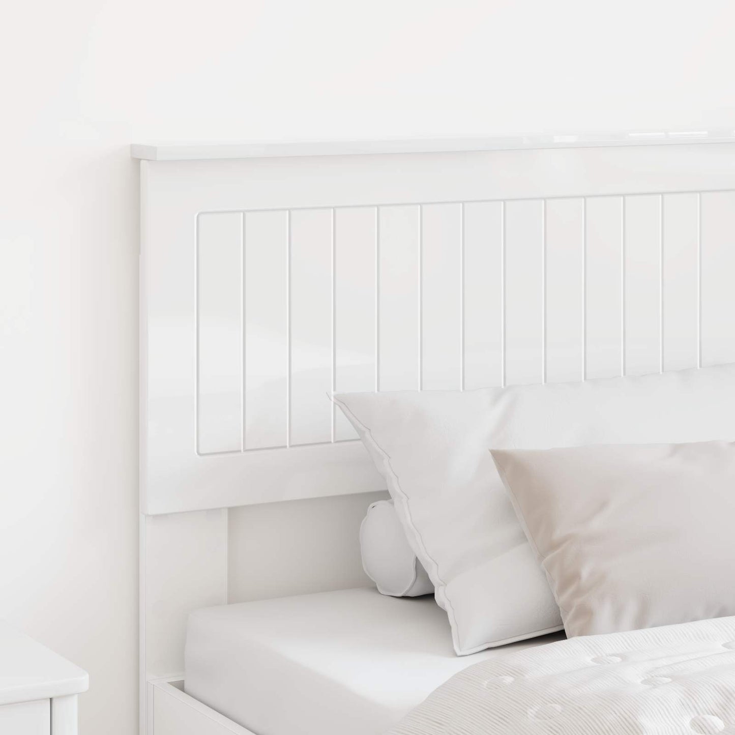 Headboard Gloss White Engineered wood