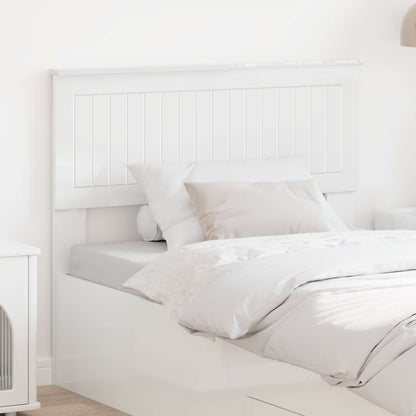 Headboard Gloss White Engineered wood
