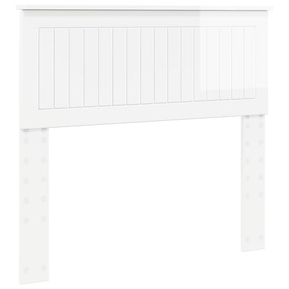 Headboard Gloss White Engineered wood