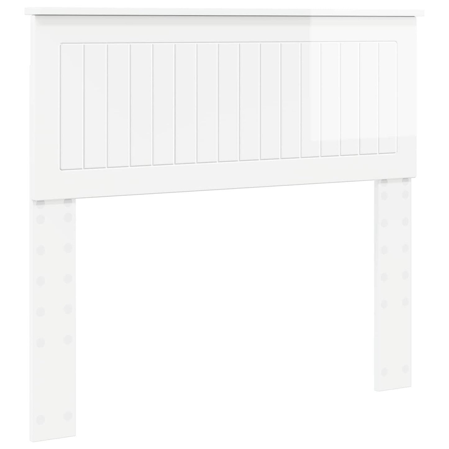 Headboard Gloss White Engineered wood