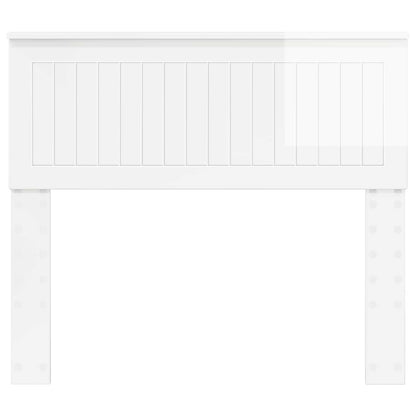 Headboard Gloss White Engineered wood