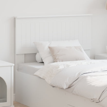 Headboard White 90 cm Engineered wood