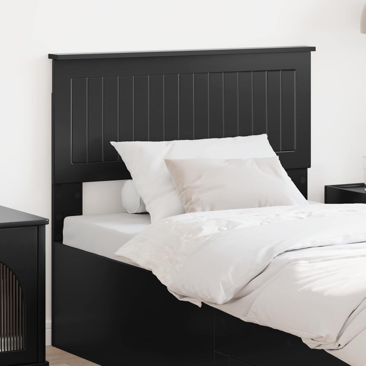 Headboard Black Oak Engineered wood