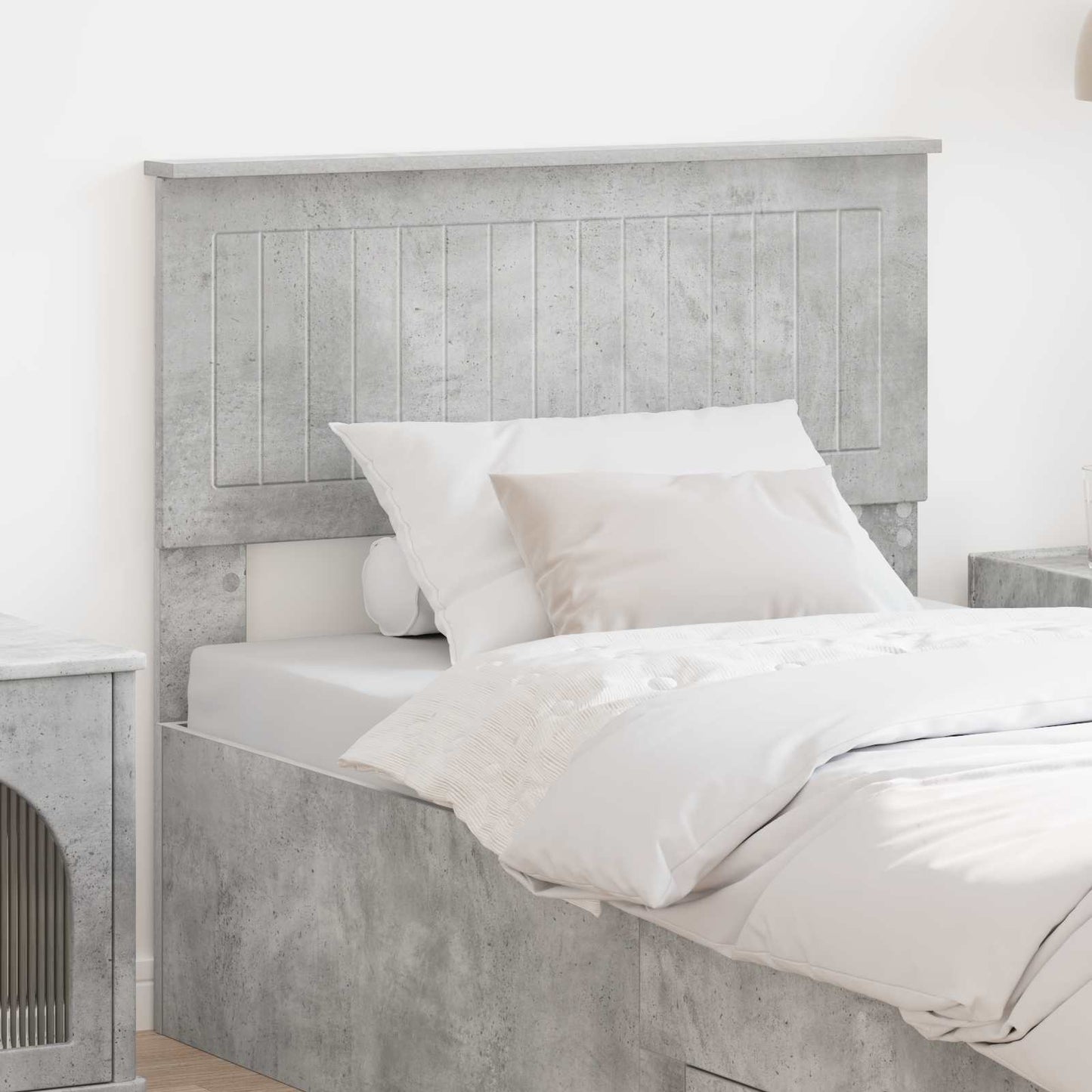Headboard Concrete Grey Engineered wood