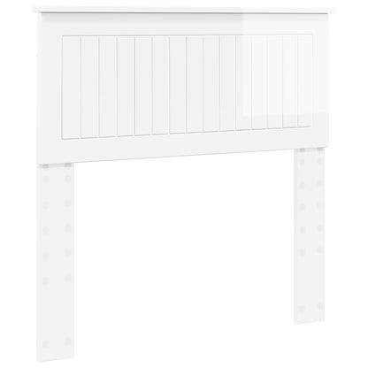 Headboard Gloss White Engineered wood