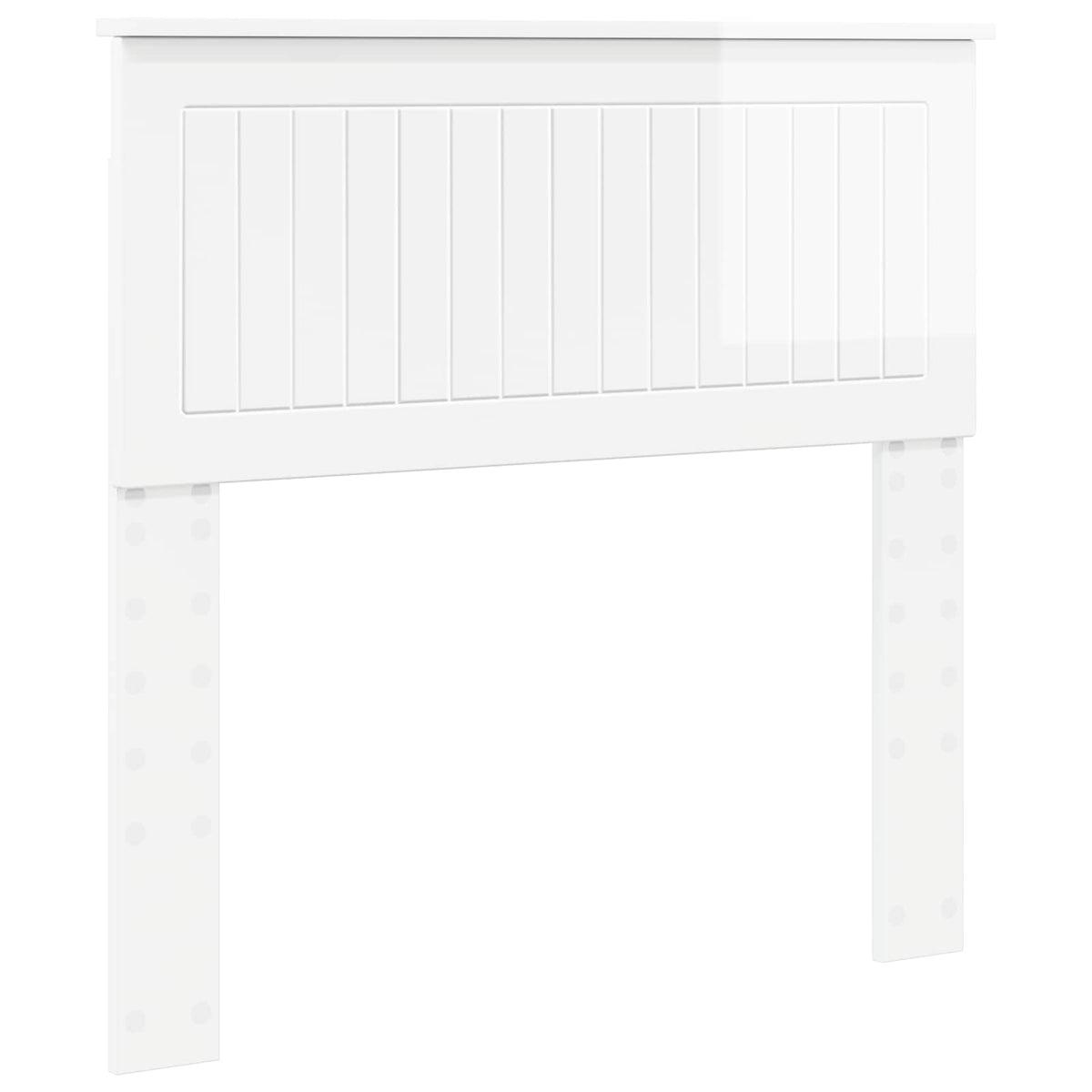 Headboard Gloss White Engineered wood