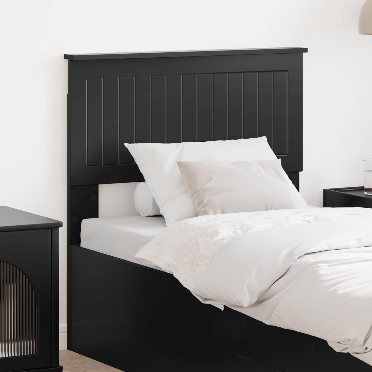 Headboard Black Oak Engineered wood