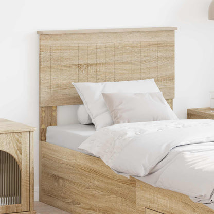 Headboard Sonoma Oak 80 cm Engineered wood