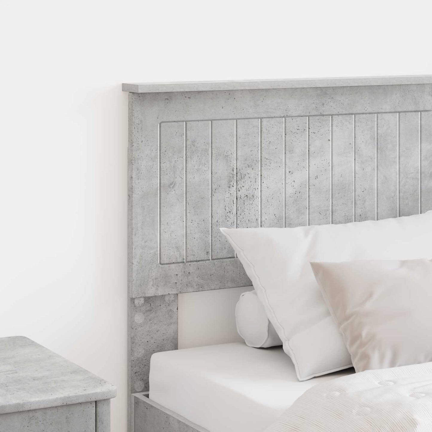 Headboard Concrete Grey Engineered wood