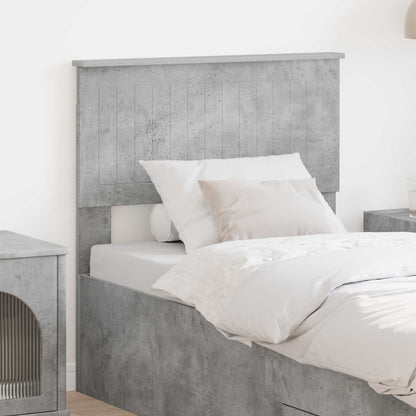 Headboard Concrete Grey Engineered wood