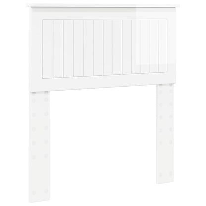 Headboard Gloss White Engineered wood
