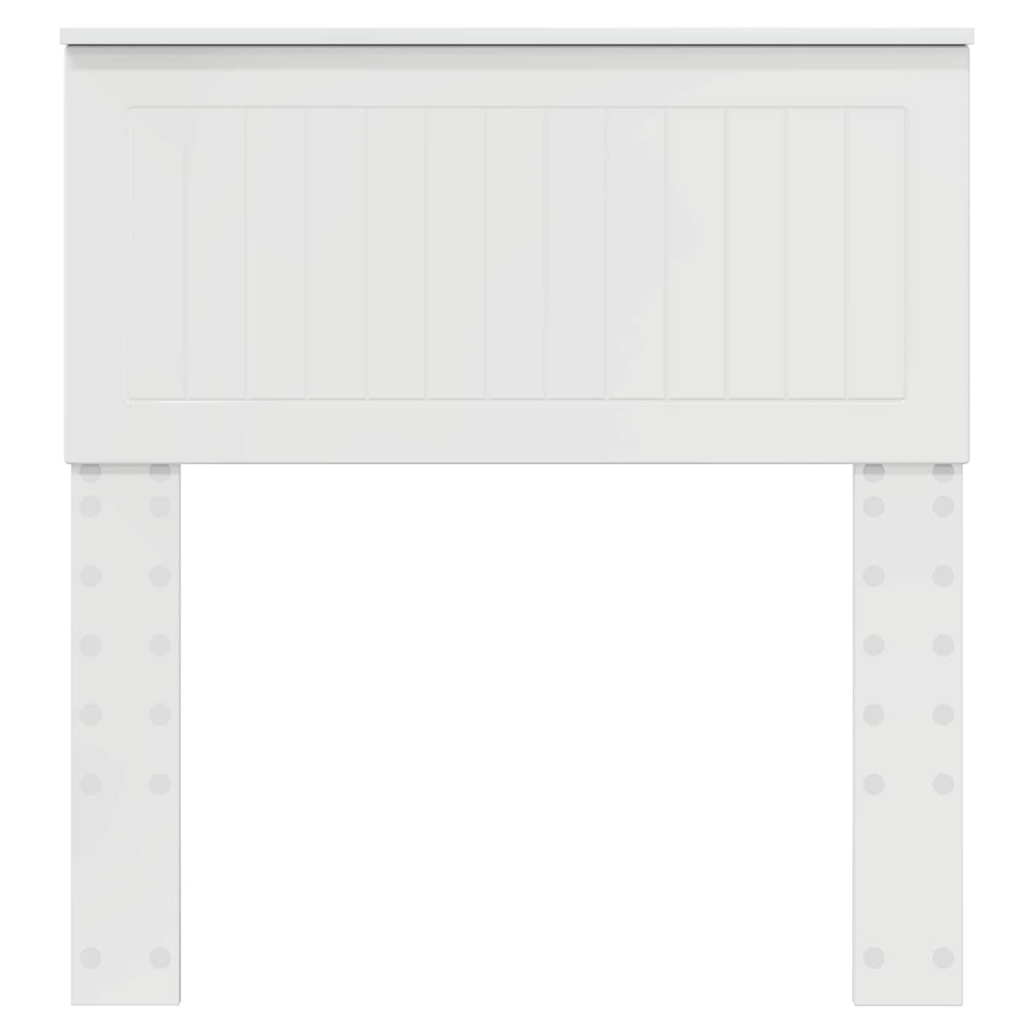 Headboard Gloss White 80 cm Engineered wood