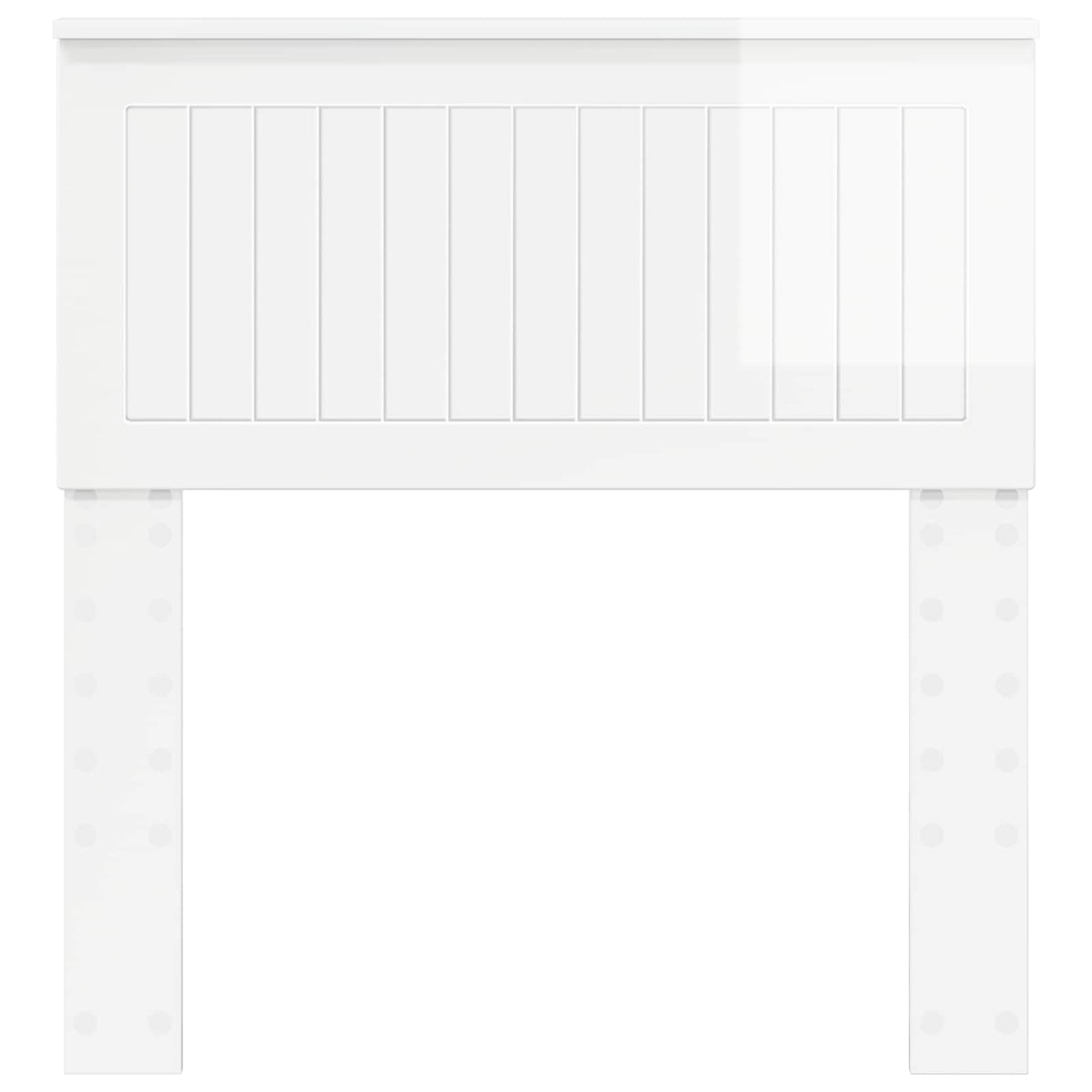 Headboard Gloss White Engineered wood