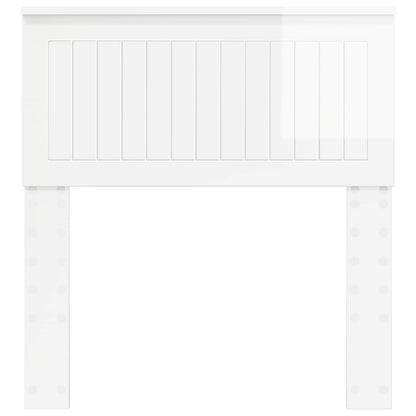 Headboard Gloss White Engineered wood