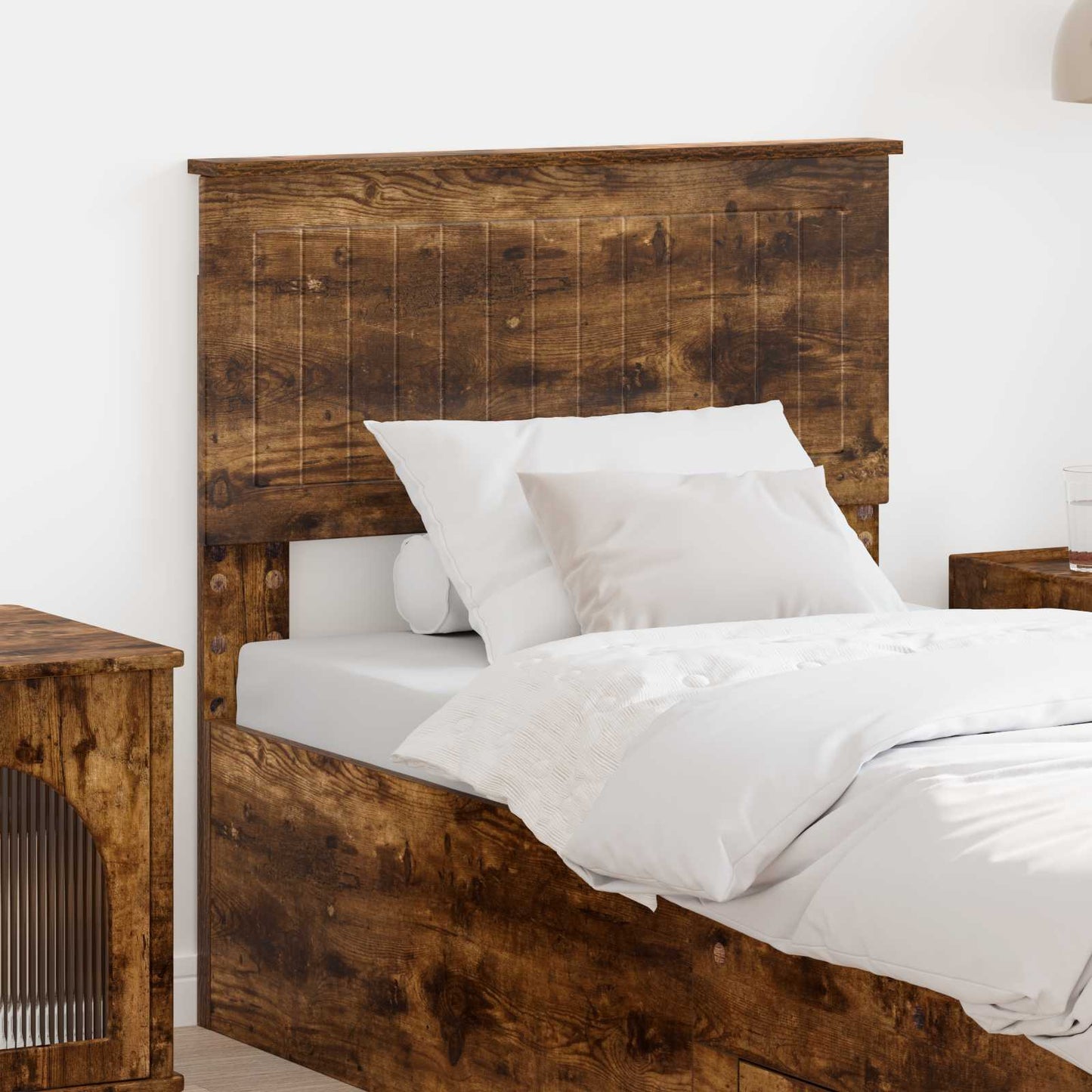 Headboard Smoked Oak Engineered wood