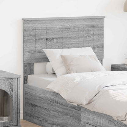 Headboard Grey Sonoma 80 cm Engineered wood