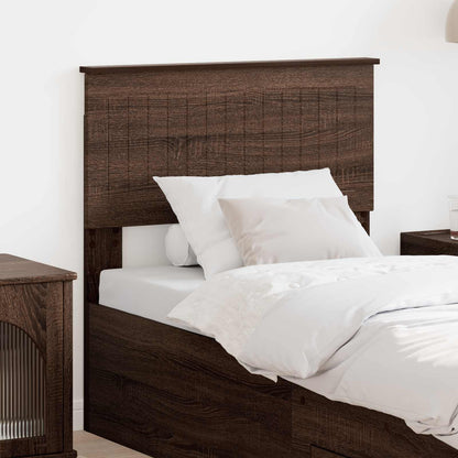 Headboard Brown Oak 80 cm Engineered wood