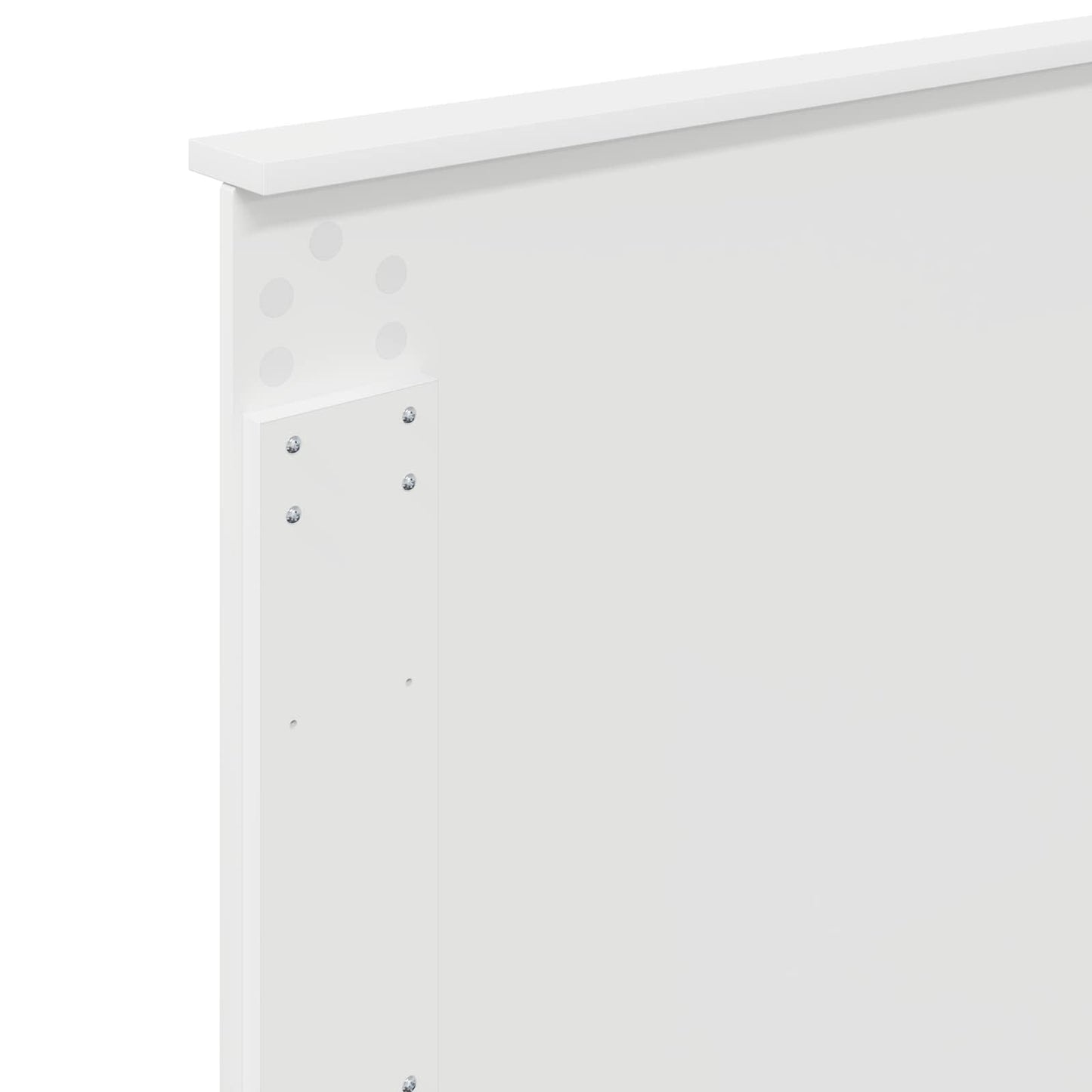 Headboard White 75 cm Engineered wood