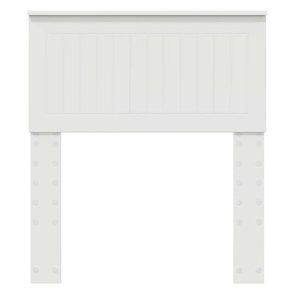 Headboard White 75 cm Engineered wood