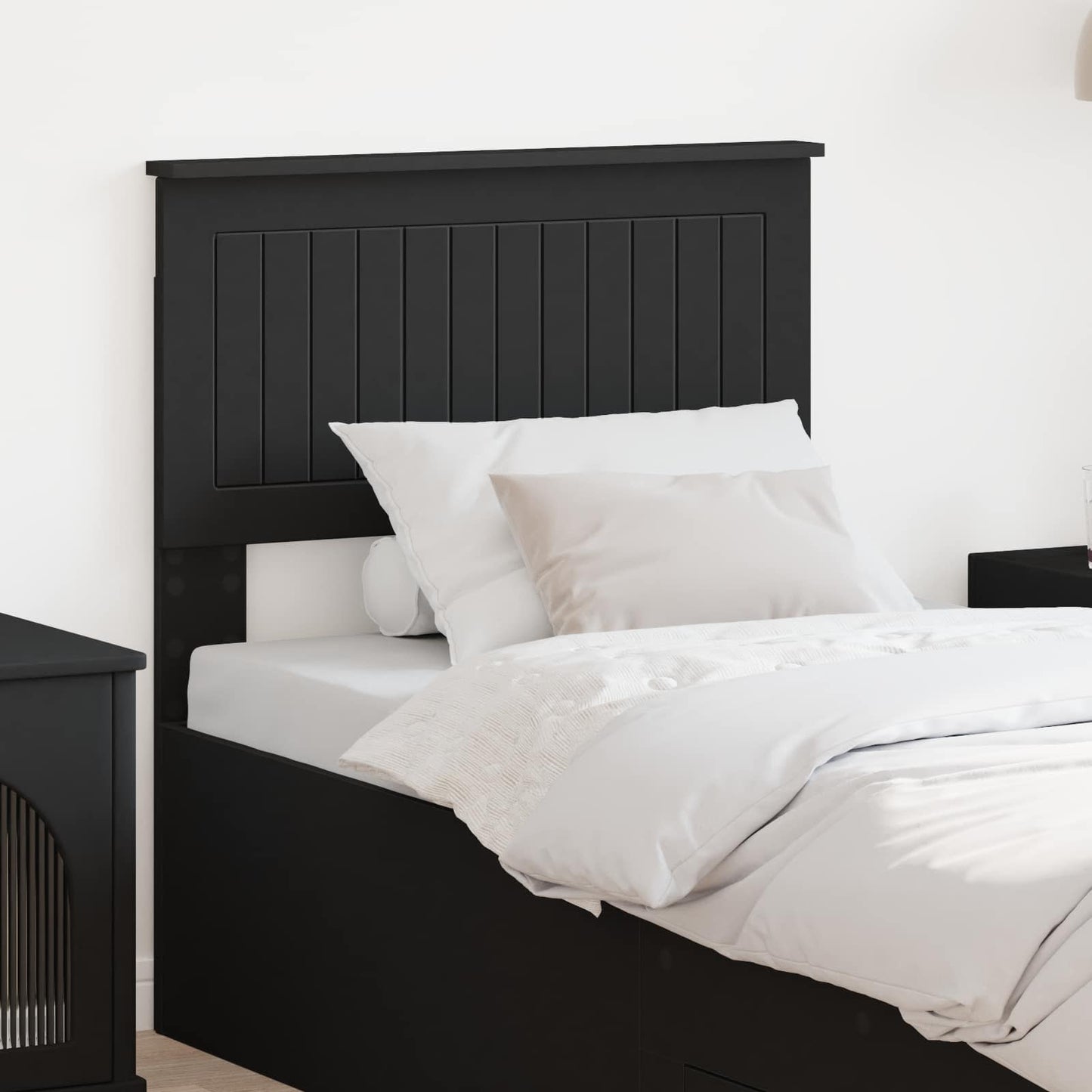 Headboard Black Oak Engineered wood